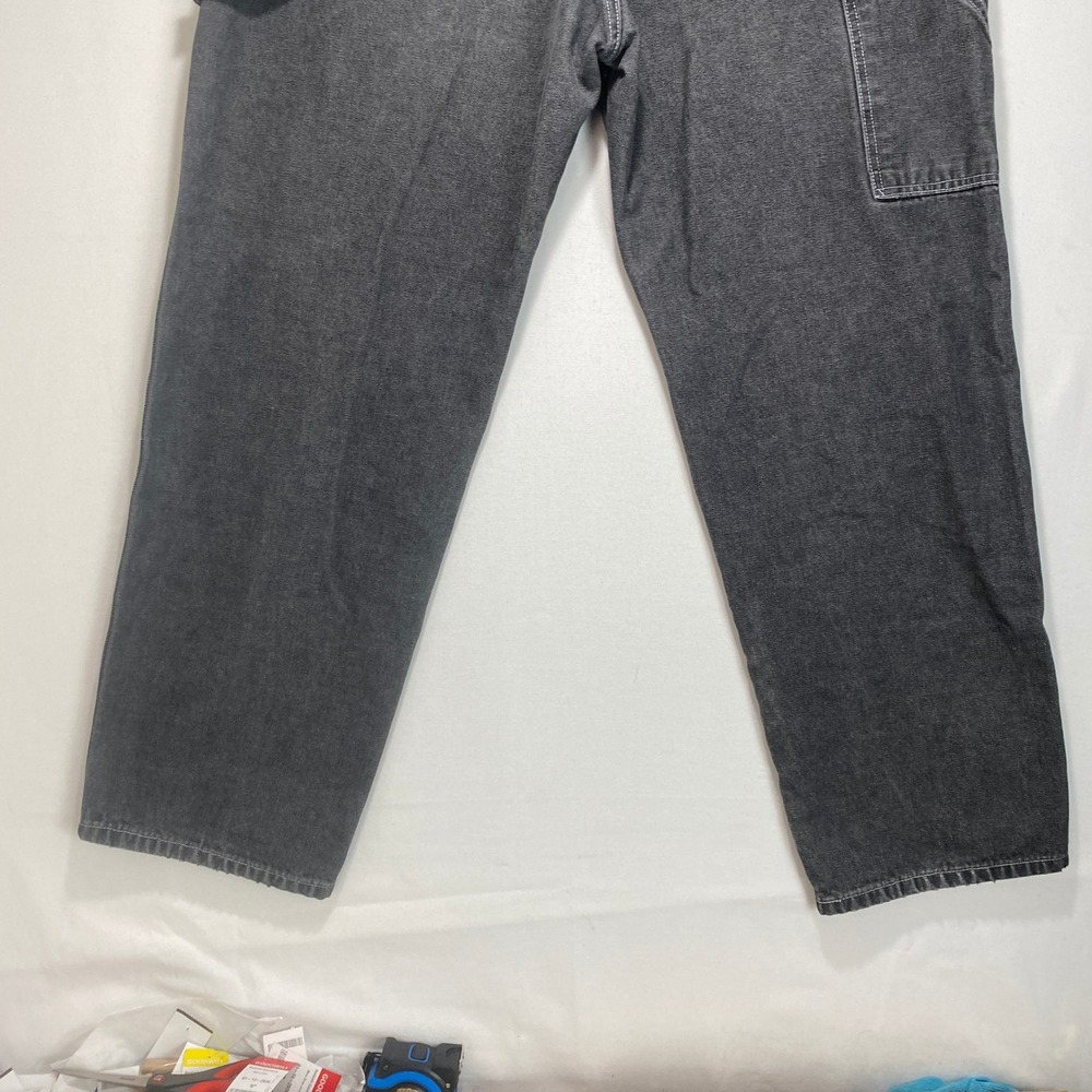 Webs Original Gray Jeans Mens sz 40x30  Black Denim Carpenter Pants - Picture 12 of 13